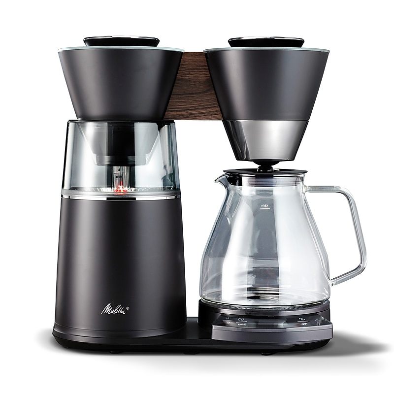 Melitta Vision Luxe 12-Cups Automatic Drip Coffee Maker, Matte Black (MCM002WULBK1) image 1