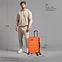 InUSA Trend 24" Hardside Suitcase, 4-Wheeled Spinner, TSA Checkpoint Friendly, Orange (IUTRE00M-ORA)~#|#~FB97E82E-1733-460D-AE7DB4A4391FA0A6_sc7