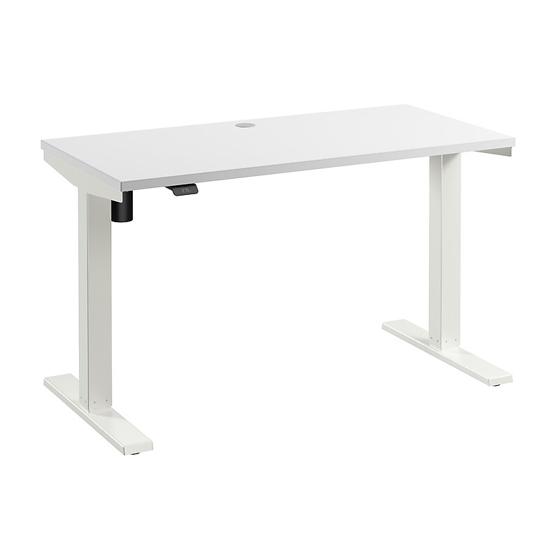 Bush Business Furniture Move 40 Series 48"W Electric Adjustable Standing Desk, White (M4S4824WHWK) image 1