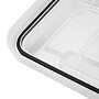 Sterilite 80 Quart Gasket Box with Lid, Plastic, Clear/Black, 4/Carton (39389004)~#|#~FB99556B-568A-4A1D-9E1A9EEE64C1771E_sc7