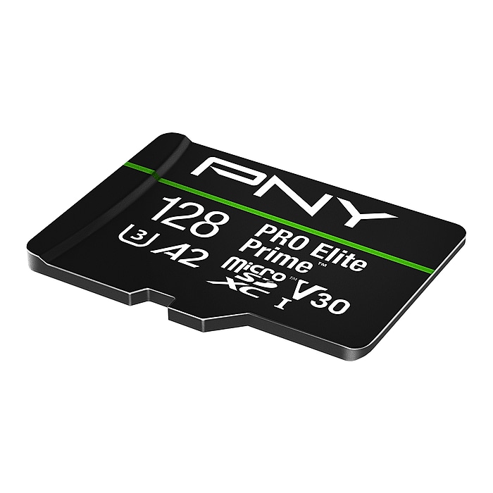 PNY PRO Elite Prime 128GB microSDXC Memory Card with Adapter