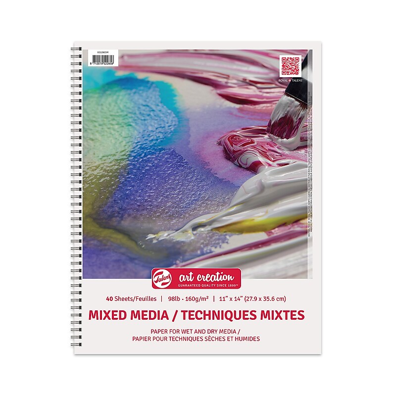 Talens Art Creation 14" x 11" Spiral Bound Mixed Media Sketch Pad (TLN9312803M) image 1