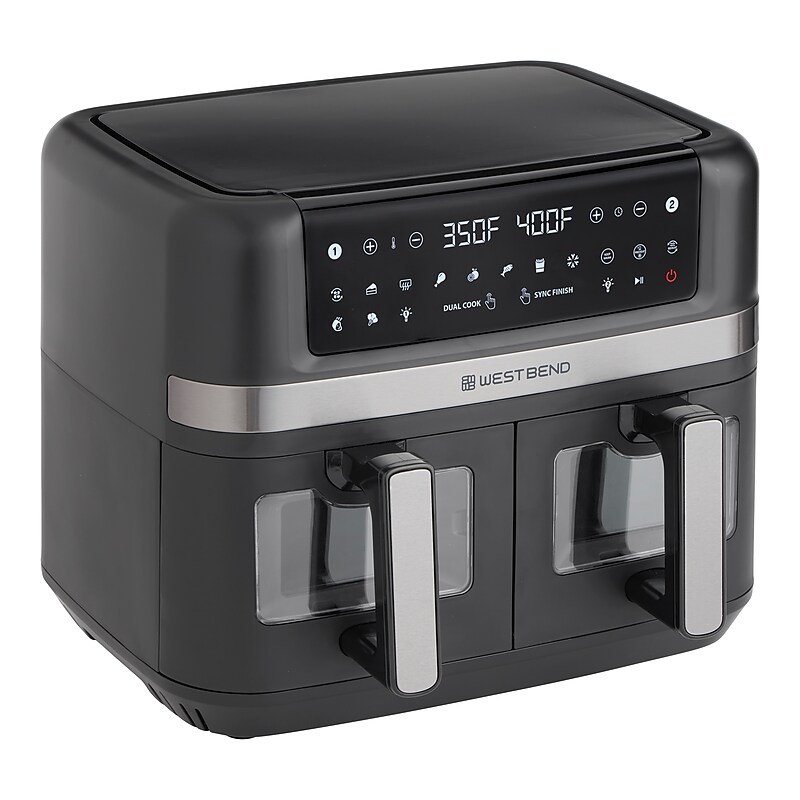West Bend Double Up Air Fryer, 10-Qt., Black (AFWB10BK13) image 1