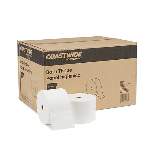 Coastwide Professional™ J-Series Small Core Toilet Paper, 2