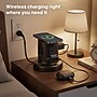 Uncaged Ergonomics USB-C Wireless 6 ft. Retractable Power Strip with 15W Wireless Charger, 4-Outlet, Black (WRPS-2-Black)~#|#~FBA3269B-89A7-4228-9702F6B3A0BBF9BC_sc7