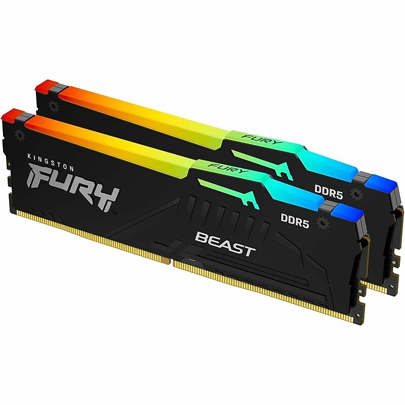 Kingston FURY Beast 64 GB (2 x 32GB) DDR5 SDRAM Memory (KF564C32BBEAK2-64) image 1