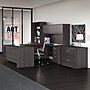 Bush Business Furniture Studio C 72"W U Shaped Desk with Hutch, Bookcase and File Cabinets, Storm Gray (STC001SG)~#|#~FBA61F07-A875-4204-9167014D96725C6B_sc7