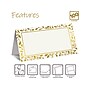 Better Office 2" x 3.5" White/Gold Table Tent Place Card, 100/Pack (64645-100PK)~#|#~FBC1F7B8-559F-4F21-A5300A2ED060D059_sc7