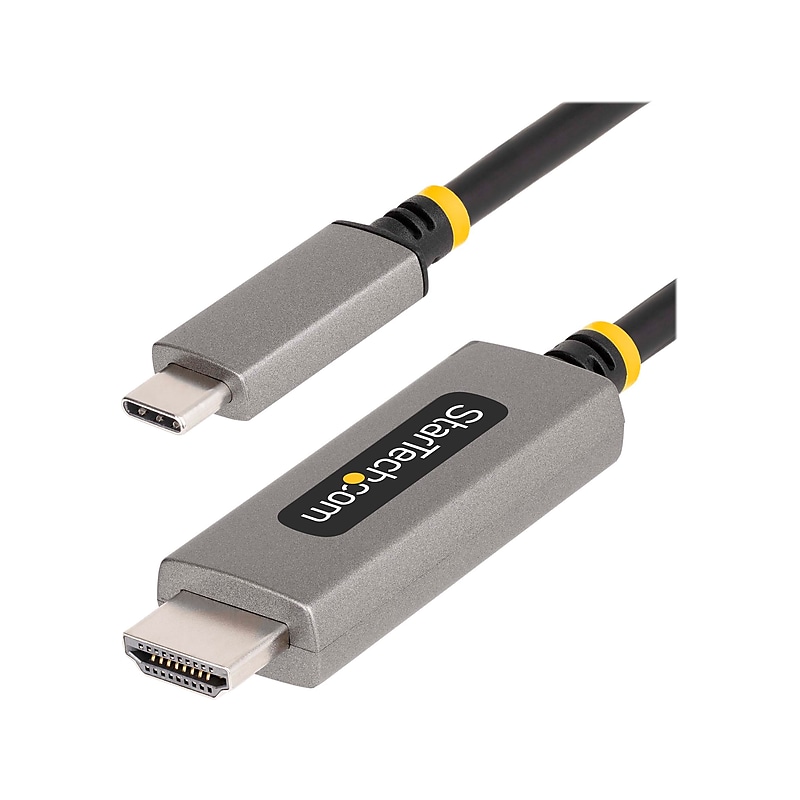 StarTech 6.6' 8K USB-C to HDMI Adapter Cable, Male to Male, Space Gray (135B-USBC-HDMI212M) image 1