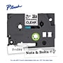 Brother P-touch Strong Adhesive Laminated Label Tape, ~3/4" x 26.2', Black on Clear (TZeS141)~#|#~FBC59ACE-0F90-4ED2-8710A6768E44CA25_sc7