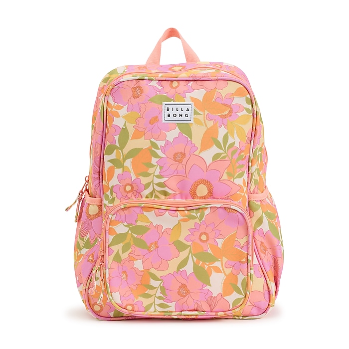 Billabong Stash It Laptop Backpack, Large, Blush Pink (24E653511