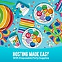 Say Hooray! Rainbow Cheer 5" Beverage Napkin, Multicolored, 64 Napkins/Pack (DTC382603BNAP)~#|#~FBCB2EEE-7503-4FFB-BDCA715ED0EE5ED5_sc7