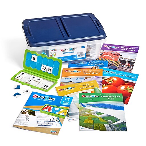 hand2mind VersaTiles Grades 1-6 Math Differentiated Kit (84698R