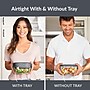 bentgo All-in-One Salad Container, 5-Compartment, Dark Gray, 61 oz. (BGLASSAL-DG)~#|#~FBD0B87F-EC0B-4A4C-94B94F47E95D22D0_sc7
