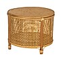Storied Home Bamboo and Rattan Round Accent Storage Table, Natural (EC1676)~#|#~FBD64002-5F3E-4B9D-A4306F431DD5FE32_sc7