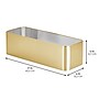 mDesign 3-Roll Steel Toilet Paper Storage Holder, Soft Brass (25982)~#|#~FBD9D453-7E6F-4C9F-ABAE637AE5A5EEC7_sc7