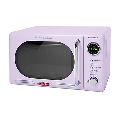 Nostalgia Retro 0.7 Cubic Foot Countertop Microwave, Lavender (NRMO7LV6A) Simolary simolary.com 6