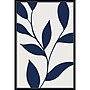 Amanti Art Modern Blue Botanical Abstract Print No 1 by The Creative Bunch Studio Wood Framed Wall Art Print, 23" x 33"~#|#~FBDDC9FF-EC41-43F2-8C90CD6231C50ED8_sc7