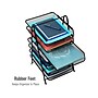 Mind Reader Metal Front Loading Letter Tray, Letter/Legal Size, Black (7TPAPER-BLK)~#|#~FBE33526-EF64-48F8-8F04556735674A95_sc7