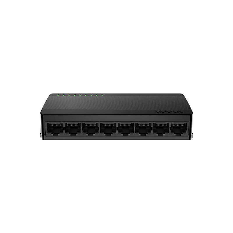 Tenda 8-Port Gigabit Ethernet Unmanaged Switch, 10/100/1000 Mbps, Black (SG108M) image 1