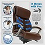 La-Z-Boy Salerno Ergonomic Bonded Leather Swivel Executive Chair, Brown (45778-BRN)~#|#~FBE6C474-E334-4B27-AF788B5A712D9E6D_sc7