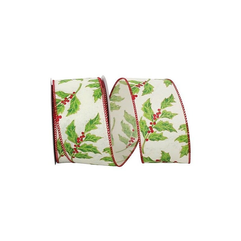 JAM Paper Ribbon, Green/Red (52640348545) image 1