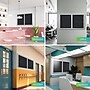 Ghent 4' H x 5' W Enclosed Recycled Rubber Bulletin Board with Satin Frame, 2 Door, Confetti (PA24860TR-CF)~#|#~FBE89A50-05CF-40D7-A7653F170296D013_sc7