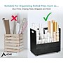 AdirOffice 21-Slot Mobile Roll File, 28.5"H x 30"W x 15.75"D, Black (625-BLK-KIT1)~#|#~FBEA54FE-F493-4744-A64DF3869CB5B84B_sc7