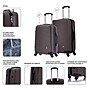 InUSA Royal 2-Piece Hardside Spinner Luggage Set, TSA Checkpoint Friendly, Brown (IUROY0SM-BRO)~#|#~FBEB1243-149C-4A6B-8EB74AE87CA8EDB3_sc7