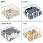 mDesign Steel Organizer, Matte White (25933) ~#|#~FBEC6CCD-1496-41B6-8AC224DEDB214352_sc7