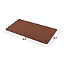 Staples TECH Anti-Slip Faux Leather Desk Pad, 31.5" x 15.7", Brown (ST62544)~#|#~FBEE2B91-1C54-4E85-A450D85A5369F0F1_sc7