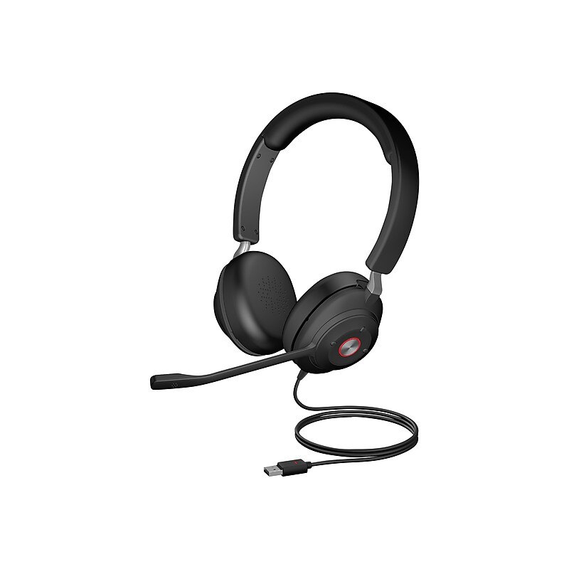 Cyber Acoustics Noise Canceling Stereo On Ear Computer Headset, Black (HS-2000) image 1
