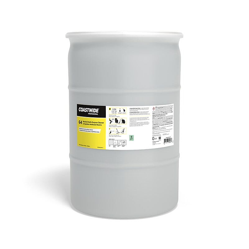 Coastwide Professional™ Multi-Purpose Neutral Cleaner 64, 55 Gallon Drum (SEB640055-B-CC) image 1