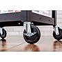 Luxor Metal Mobile Drop-Leaf Shelf Utility Cart with Lockable Wheels, Black (UCMT1KBDL)~#|#~FBF30ED3-1E7A-4BC4-85141226EA58622F_sc7