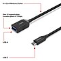 Staples TECH USB-C to USB A Audio/Video Adapter, Male to Female, Black (ST62385)~#|#~FBF3C7F0-C3F5-4064-B97372B2580004C7_sc7