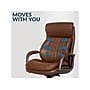 La-Z-Boy Nova Ergonomic Polyurethane Swivel Executive Chair, Cognac (52372-CBRN)~#|#~FBF65E37-0FE5-4DEE-9D0FF49B1B33D744_sc7