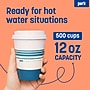 Perk™ Paper Hot Cup, 12 oz., White/Blue, 500/Carton (PK54367CT)~#|#~FBF6EC79-D69D-4828-B38D94DCDA822FCC_sc7