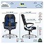 Serta Amplify Ergonomic Faux Leather Swivel Executive Chair, Blue (43673B)~#|#~FBF72FCB-85D2-4277-95669BABAB260ABE_sc7
