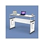 Luxor 32"-38"H Adjustable Standing Modular Teacher Desk, White/Gray (DTTB002)~#|#~FBF7C053-F840-41C0-8C0B997A5AB41A67_sc7