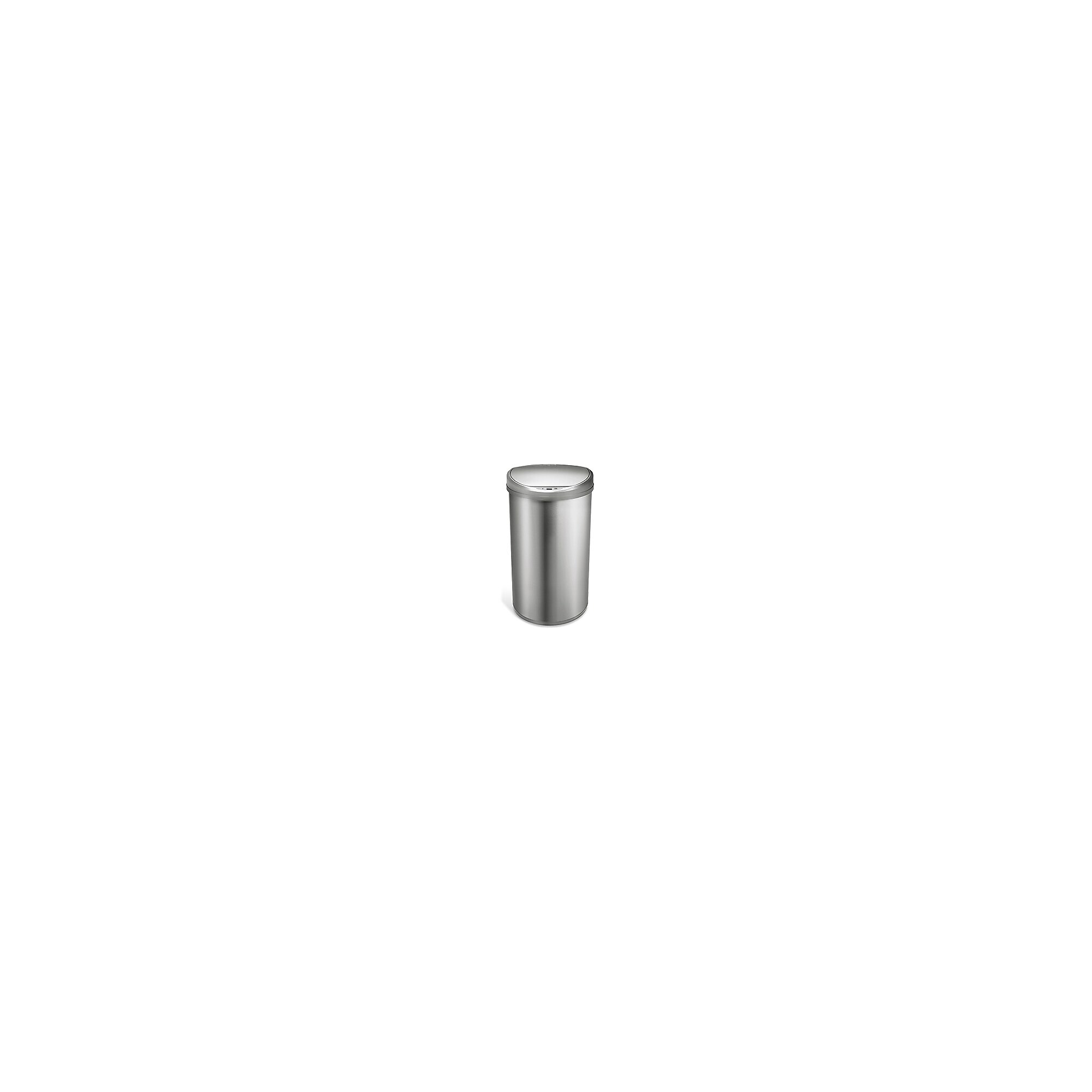 Nine Stars Stainless Steel Sensor Trash Can, 13.2-Gallon, Silver (DZT-50-29SL) Simolary simolary.com