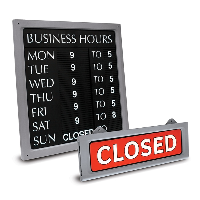 Cosco Open/Close Outdoor Sign, Multicolored (098221) | Staples