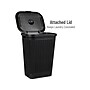 Mind Reader 15.85-Gallon Hamper with Lid, Plastic, Black (60FABHAMP-BLK)~#|#~FC067297-B140-40B5-AE36C08E40CB6982_sc7