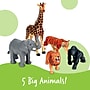 Learning Resources Jumbo Jungle Animals, Set of 5 (LER0693)~#|#~FC0738E2-5E2C-4A83-B118AE19EC1B8B68_sc7