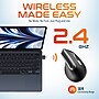 Delton S20 Wireless Ergonomic Optical Mouse, Black (DMS20-WB)~#|#~FC0F0EB6-06EC-421D-9A9DFB34B7ADE570_sc7