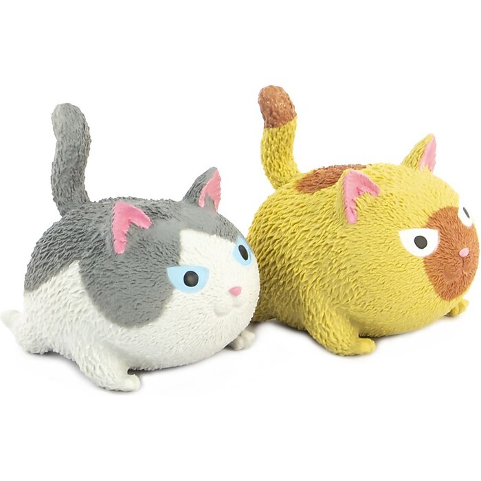 Keycraft Squidgy Cat Sensory Toy, Assorted Colors (NV456) | Staples