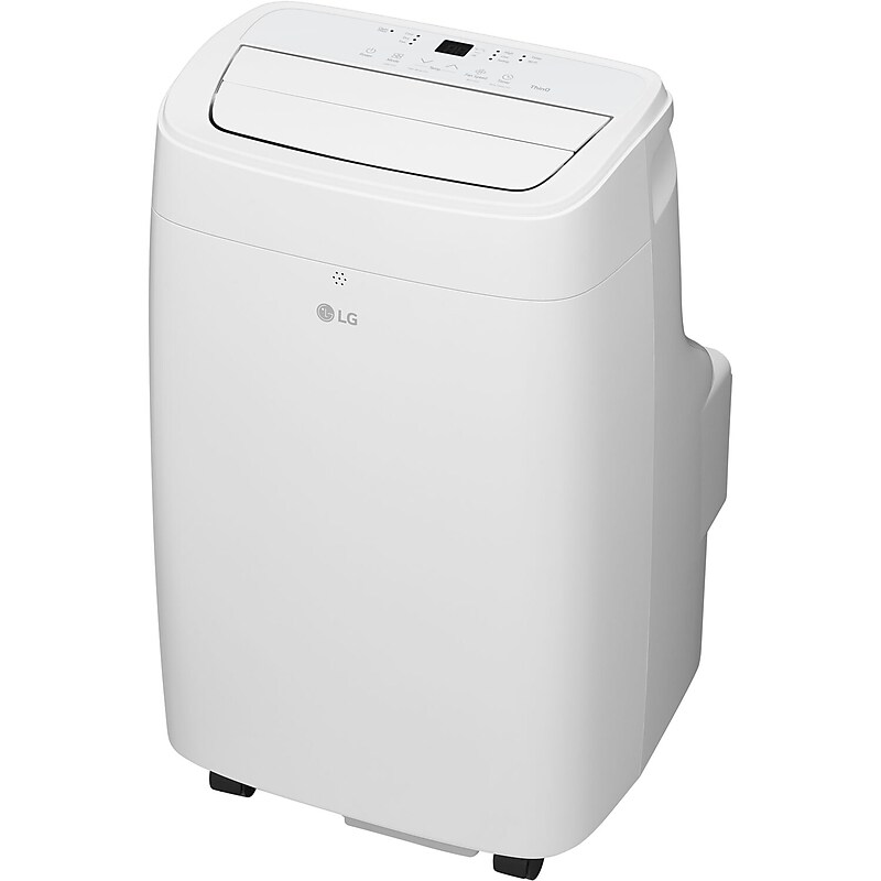 LG Thin Q 115-Volt 11,000 BTU 7,300 (BTU DOE) Portable Air Conditioner with Remote, WiFi Enabled, White (LP0725WSSM) image 1