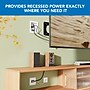 Mount-It! In-Wall TV Cable Concealer with Recessed Power, White (MI-7284)~#|#~FC124806-E57D-4973-83E18948350FF6B5_sc7