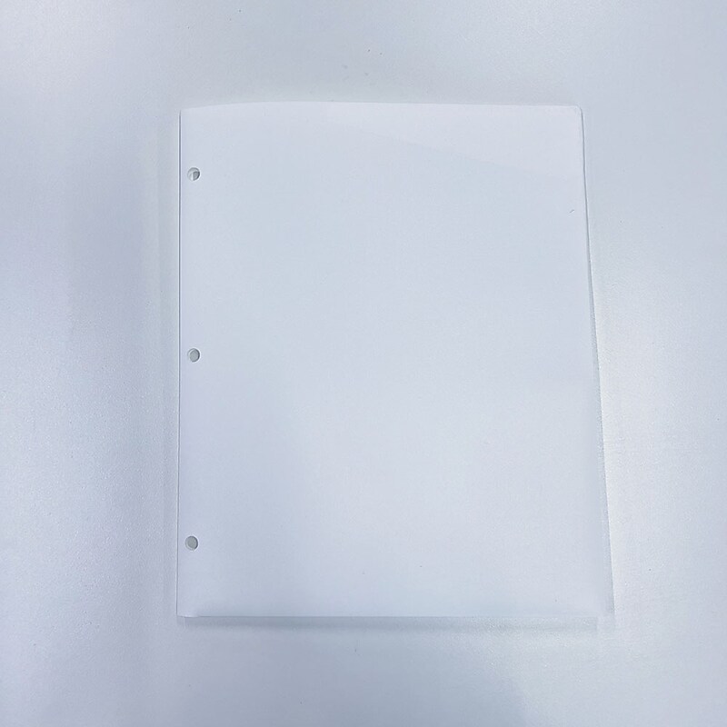 Pep Rally 3-Hole Punched 2-Pocket Presentation Folder, White (61480) image 1