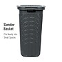 Mind Reader 15.85-Gallon Laundry Hamper with Lid, Plastic, Gray, 2/Set (60HAMP2PK-GRY)~#|#~FC183526-BD9B-4AEE-B0910DF21CC4296B_sc7