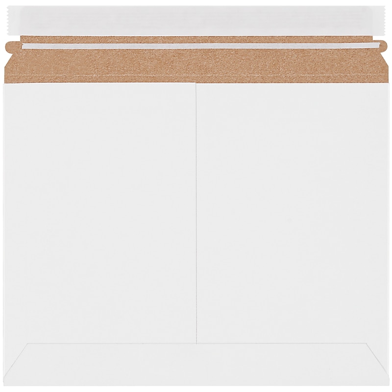 11.5" x 9" Self-Sealing Fiberboard Mailer, White, 200/Carton (RMU119W) image 1